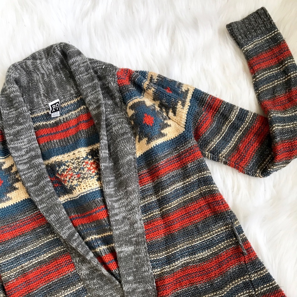 Multicolor Striped Cardigan